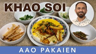 Khao Soi Recipe Burmese Dish  Aao Pakaien [upl. by Elenaj]