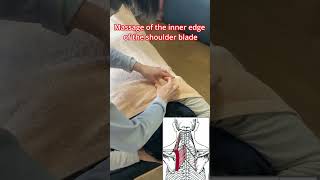 Massage of the Medial Border of the Scapula massage [upl. by Kiah482]