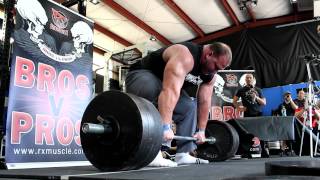 Derek Poundstone 850lb Deadlift [upl. by Enailil58]