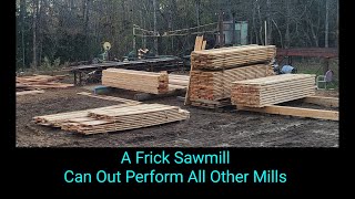 Sawmilling On The Frick 01C Automatic Sawmill [upl. by Spanos]