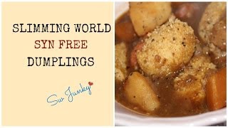 Slimming World Syn Free Dumplings Recipe [upl. by Melisande547]