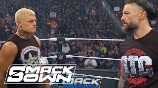 Roman Reigns Joins Cody Rhodes Against Bloodline  WWE SmackDown Highlights 91324  WWE on USA [upl. by Lein415]