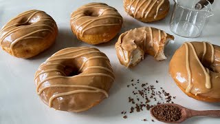 How to make perfect DOUGHNUT every time  Donut with cappuccino glazed [upl. by Huda]