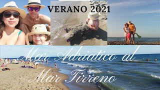 Del Mar Adriatico al Mar Tirreno Italia Vacaciónes 2021 [upl. by Zetnom942]