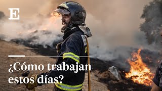 Ser bombero en España ¿en qué condiciones se trabaja en los incendios  EL PAÍS [upl. by Eivi531]