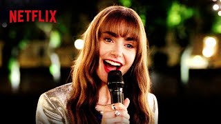 Whats It All About Alfie  Lily Collins Singing in Emily In Paris Season 3  Netflix [upl. by Callum]