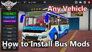 How to Install Mods in Bus Simulator Indonesia [upl. by Lynnea]