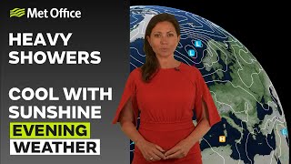 050624 – Showers north and west clearer east – Evening Weather Forecast UK – Met Office Weather [upl. by Dituri]