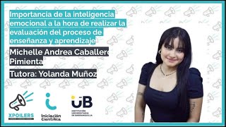 Importancia de la inteligencia emocional en la evaluación del proceso de enseñanza y aprendizaje [upl. by Attelrahc732]