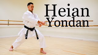 Kata Heian Yondan Full Tutorial [upl. by Larred]