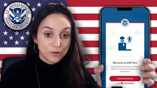 How To Use The CBP One Application [upl. by Haidedej522]