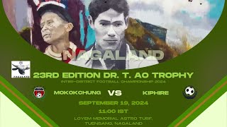 23RD EDITION DR T AO TROPHY  MOKOKCHUNG VS KIPHIRE  LOYEM MEMORIAL ASTRO TURF TUENSANG [upl. by Namyw198]