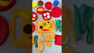 Colored clay food toys that no child will refuse Colored clay made from flour is more comfortab [upl. by Skutchan529]