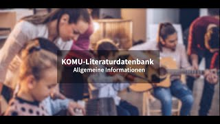 KOMU Literaturdatenbank [upl. by Notsahc]