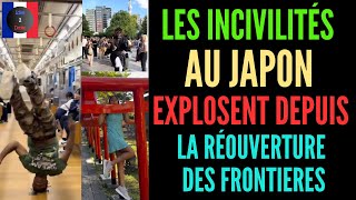 Depuis la réouverture des frontières au Japon les comportements des touristes inadaptés explosent [upl. by Atonsah]