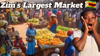 The Best Wholesale Market in Zimbabwe NemaKonde Farmers Market Tour🇿🇼 [upl. by Yeh]