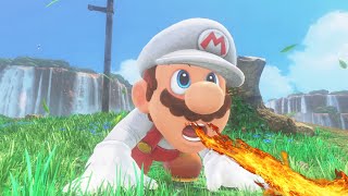 Super Mario Odyssey with FIRE BREATHING FULL GAME PLAYTHROUGH [upl. by Enniotna418]