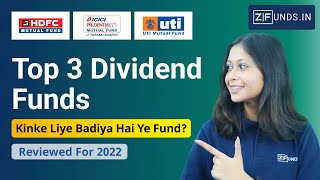 Top 3 Dividend Funds 2024  Best Dividend Funds Explained in Hindi [upl. by Frame]