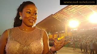 Samira Sawadogo à la cérémonie douverture du FESPACO 2019 [upl. by Ylrebmyk728]