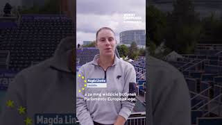 Magda Linette  wybory europejskie 2024 [upl. by Aretak918]