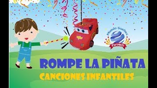 Rompe la Piñata Canciones Infantiles Fábrica de Piñatas Piñata de Cars [upl. by Washko42]