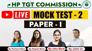 HP TGT Commission  Mock Test 2  Paper 1  CivilsTap Teaching Exams [upl. by Eellek542]