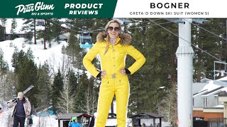 2019 Bogner GretaD Down Ski Suit Review [upl. by Cirred]