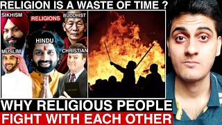 Why people fight over religion   Religion is a waste of time  😳  What is God   Does god exist [upl. by Kinch970]