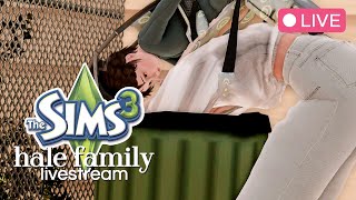 chilling with my current household・the sims 3 hale family livestream 4 [upl. by Witt840]