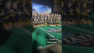 📣STATE CHAMPS  Crandall High School cheer crandall [upl. by Arem604]