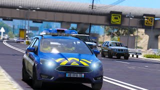 GTALSPDFR PATROUILLE AVEC LES GENDARMES DE LAUTOROUTES 809 [upl. by Schofield512]