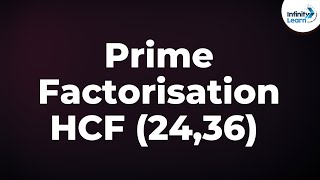 Prime factor trees  finding HCF  LCM N [upl. by Enyamart]