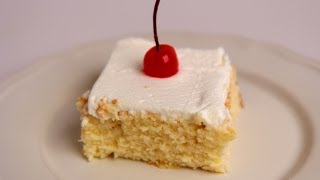 Tres Leches Cake Recipe  Laura Vitale  Laura in the Kitchen Episode 383 [upl. by Milewski629]