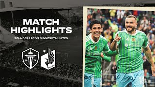 HIGHLIGHTS Seattle Sounders FC vs Minnesota United  June 15 2024 [upl. by Donn764]