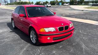 2001 BMW 330xi 5Speed 28K Miles Walk Around “Hellrot Red” [upl. by Nivart]