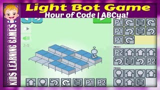 Light Bot Game  Hour of Code Lightbot  ABCya Level 1 amp 2 [upl. by Ai]