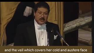 Ahmed H Zewail The Nobel Prize in Chemistry 1999 [upl. by Bohs930]