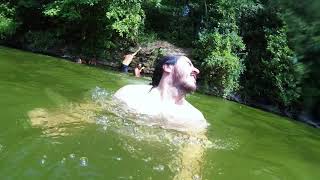 Cliff diving and jumping at Belwood Lake Conservation Area [upl. by Ennaed]