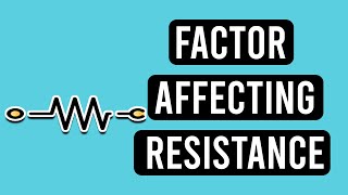 Factor affecting resistance In Hindi [upl. by Cuttie]