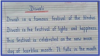 Essay on diwali  diwali par nibandh in english  diwali par essay 10 line  diwali par nibandh [upl. by Viradis]