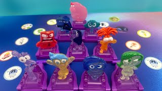 INSIDE OUT 2 MCDONALDS 2024 HAPPY MEAL COLLECTION AND GAMING APP REVIEW [upl. by Aizahs]