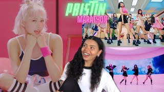 FIRST TIME REACTING TO PRISTIN 프리스틴 WEE WOO  WE LIKE  Get It MV  REACTION [upl. by Bibby]