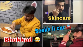 Aagyi Car chalani  skincare 😂❤️ ft ​⁠behlbrothers1589 [upl. by Ihcekn10]