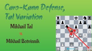 Mikhail Tal vs Mikhail Botvinnik World Championship Match 1961 chess [upl. by Nodal616]