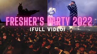 GALGOTIAS UNIVERSITY FRESHERS PARTY 2022 ft RAFTAAR  CROWD WENT MAD DJ NIGHT CANCEL  Pranav [upl. by Zamora]