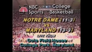 Jan 1981  Notre Dame Fighting Irish at Maryland Terrapins NBC [upl. by Alrick357]