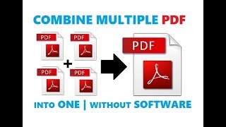 How To Merge Multiple PDF Files Into One PDF  Without Software  Free Online [upl. by Krebs358]