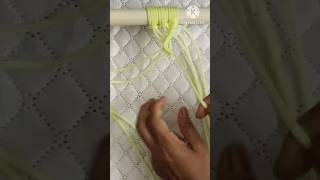 Micron Demo Wall Hanger Tutorial macrame video short [upl. by Dnumde]