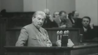 Stalins Speech at the 19th CPSU Congress on October 14 1952 with English Subtitles [upl. by Dominy637]