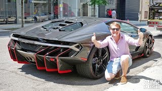 My First Drive in a LAMBORGHINI CENTENARIO [upl. by Frans99]